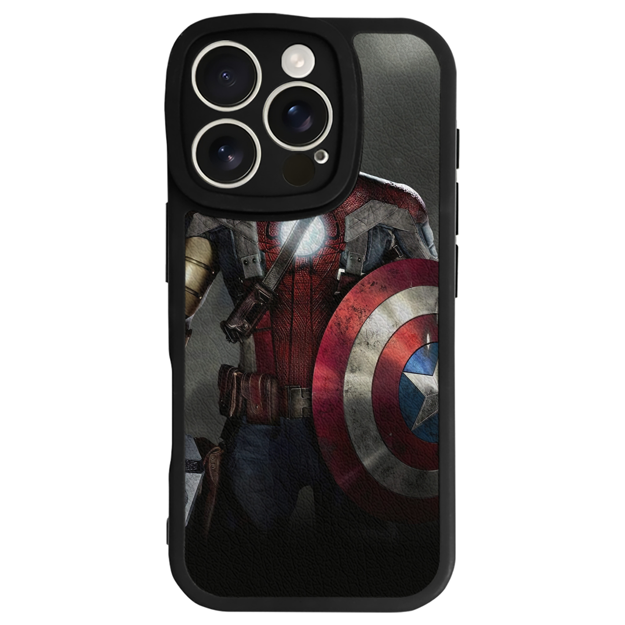 Spider Man スパイダーマン 【iPhone 16シリーズ対応】シリコンスマホケース（レザー調） 材質：シリコン